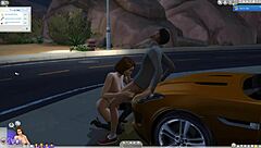 Sims 4 Blowjob And Fucking In Public Outdoor Lesbian Action