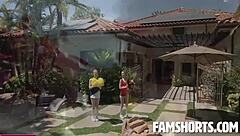 Cheerleader Maria Kazi Leans In To Taste Melody Marks Sweet Cherry Lips During Petite Teen Encounter