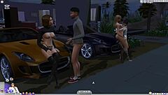 Sims 4 Blowjob And Fucking In Public Outdoor Lesbian Action