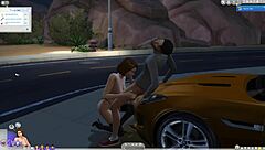 Sims 4 Blowjob And Fucking In Public Outdoor Lesbian Action