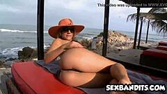 hey, check out these 2 blonde latina milfs getting it on with a young stud in some hot action