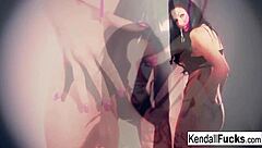 kendall karson hints at a sensual tease with that intriguing stock fetish vibe