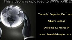 Extreme Sports Turn Wild with Diana De La Franja in Bar Group Sex! Swingers Dance on Desk at Night Club!