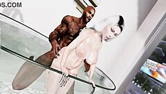 Quinn Ying takes on boob patrol duties in this police game promo