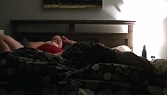 Chubby couple dives into round 3 of their homemade fun together