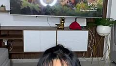 Beautiful Colombian Latina Brunette With Fake Tits And Cute Big Ass Plays With Dildos