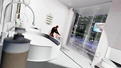 Quinn Ying takes on boob patrol duties in this police game promo