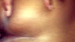 this amateur ebony teen 18+ gets her petite pussy drilled hard in homemade action 😈