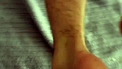 on day four of cumshot week it's more about the aftermath on dirtysocks feet than an actual cumshot