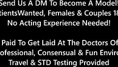 doctor tampa sounding mira monroes urethra with gloves and close up on shaved pussy in hospital