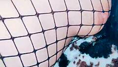 Beautiful Mature Wife in Lingerie and Stockings Submits Fully with Fiery Passion in POV Anal