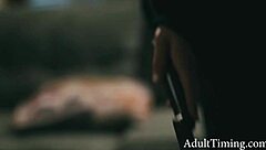 My ex-girlfriend starts stalking us and ends up fucking me and my new skinny teen girlfriend roughly