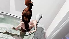 Quinn Ying takes on boob patrol duties in this police game promo