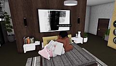Roblox Slut Takes Big Black Cock In Her Big Ass And Tits Fucking Game