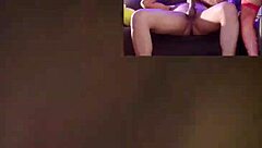 pov view of tickling your girlfriend's ribs at her workplace