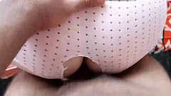 Wet Panties Make Me Thrust My Cock Deep Inside Until She Squirts Cum All Over And I Leave My Sperm On Her