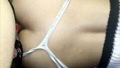 In this tale, a boyfriend dresses as a woman to penetrate the ass of his petite 18+ brunette Latina partner