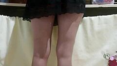 Horny Employee Flashes Big Ass at Work, Driving Redhead Boss Crazy with Exhibitionist Tease.