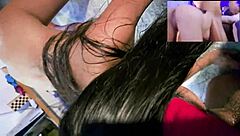 pov view of tickling your girlfriend's ribs at her workplace