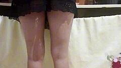 Horny Employee Flashes Big Ass at Work, Driving Redhead Boss Crazy with Exhibitionist Tease.