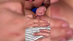 oh man, my cute blonde stepsister went all in with a deepthroat blowjob and begged for that creampie inside her tight pussy 😏