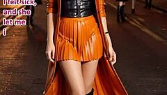 Redhead Girlfriend Escapes Friendzone With Outdoor Bukkake In Leather Boots And Skirt