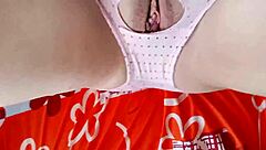 Wet Panties Make Me Thrust My Cock Deep Inside Until She Squirts Cum All Over And I Leave My Sperm On Her