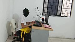 the neighbor got all excited and started shaking her big ass right in front of the camera for some homemade fun