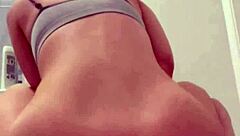 british teen coed gets horny with toys for solo squirting orgasm in high definition pov