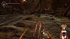 lets play succubus part 2 teases big ass redhead hentai monster rough action in anime game