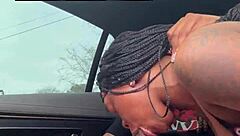 Oh man sucking that big black cock deep until I swallow cum for new air forces!