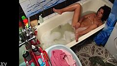 My barely legal step-sister uses fingers to pleasure her tight little 18+ pussy on hidden camera.