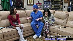 hey, check out dr tampa doing solanas first gyno exam in florida