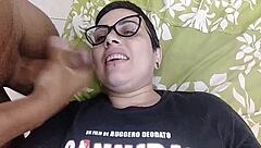 i hooked up with my lesbian mother-in-law and came right in her mouth