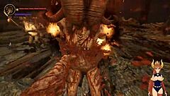 lets play succubus part 2 teases big ass redhead hentai monster rough action in anime game