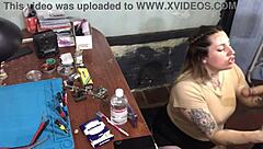 I didn't have money to pay my technician, so I ended up sucking his dick deeply.