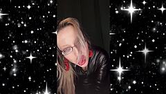 i-i'm turning from a guy into this sissy bimbo with glasses and lipstick crying mascara tears for total femdom obedience oh god it's happening