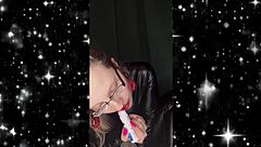 i-i'm turning from a guy into this sissy bimbo with glasses and lipstick crying mascara tears for total femdom obedience oh god it's happening