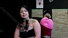 i feel so emotional about this brazilian blonde milf in lingerie dominating during the swinger casting interview