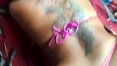 oh man, we exhibitionist couple fuckin' on the beach in public, then this stranger asks to cum with us, adam and eva