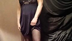 I get bound as french housewife maid in bdsm session. Outdoor spanking and dildo doggystyle bring orgasm.