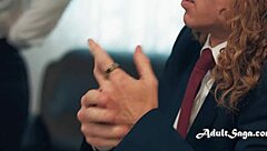 I can't believe I got caught in my husband's chubby office fling with michael vegas, karla lane, and sarah arabic