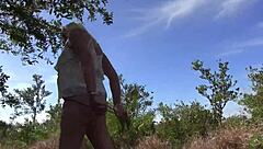 she's casually showing off her hot ass in an outdoor public flashing moment like a true exhibitionist