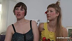 Hey, these girls from northern germany are getting into passionate beaver licking and clit sucking action