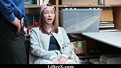 I got caught as a teen burglar and had to fuck the officer doggystyle in his office to get home.