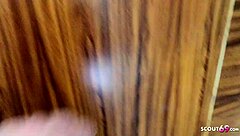 Oh man this German bimbo Cathy B gets seduced into rough sex by mom's old friend while doing homework 😈