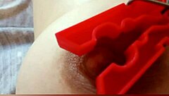 Gretala gently pinches her nipple in a moment of quiet self-exploration with big natural tits