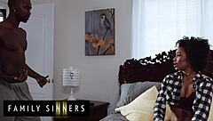 Family Sinners explores a stepsister's hidden crush leading to intense moments with her stepbrother