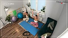 Watch Out! Inked Yoga Instructor Dives Into Wild Anal Threeway With Horny Couple