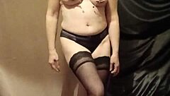 I get bound as french housewife maid in bdsm session. Outdoor spanking and dildo doggystyle bring orgasm.